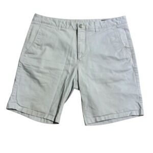 Bonobos Men's Chino Shorts Light beige Size‎ 36 Casual Solid Flat Front